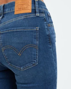 Femme Levi's® Jean Mile High Super Skinny bleu foncé