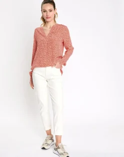 Femme Esprit Jean mom écru