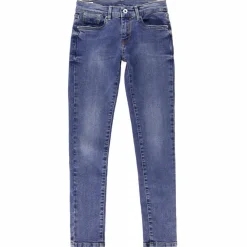 Enfant Pepe Jeans Jean Pixlette skinny en toile de coton bleu