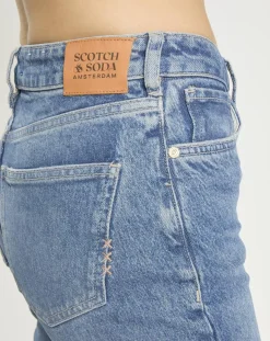 New Scotch & Soda Jean Regular Fit bleu délavé