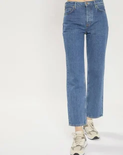 Sale Scotch & Soda Jean Regular Fit taille haute Sky bleu brut