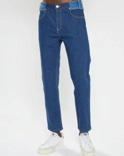 Outlet Scotch & Soda Jean Regular Fit taille haute bleu
