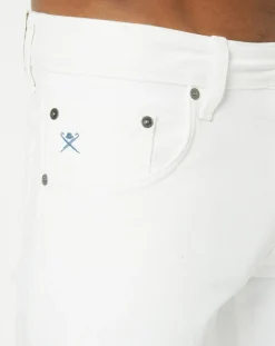 Homme Hackett London Jean Regular Fit uni blanc