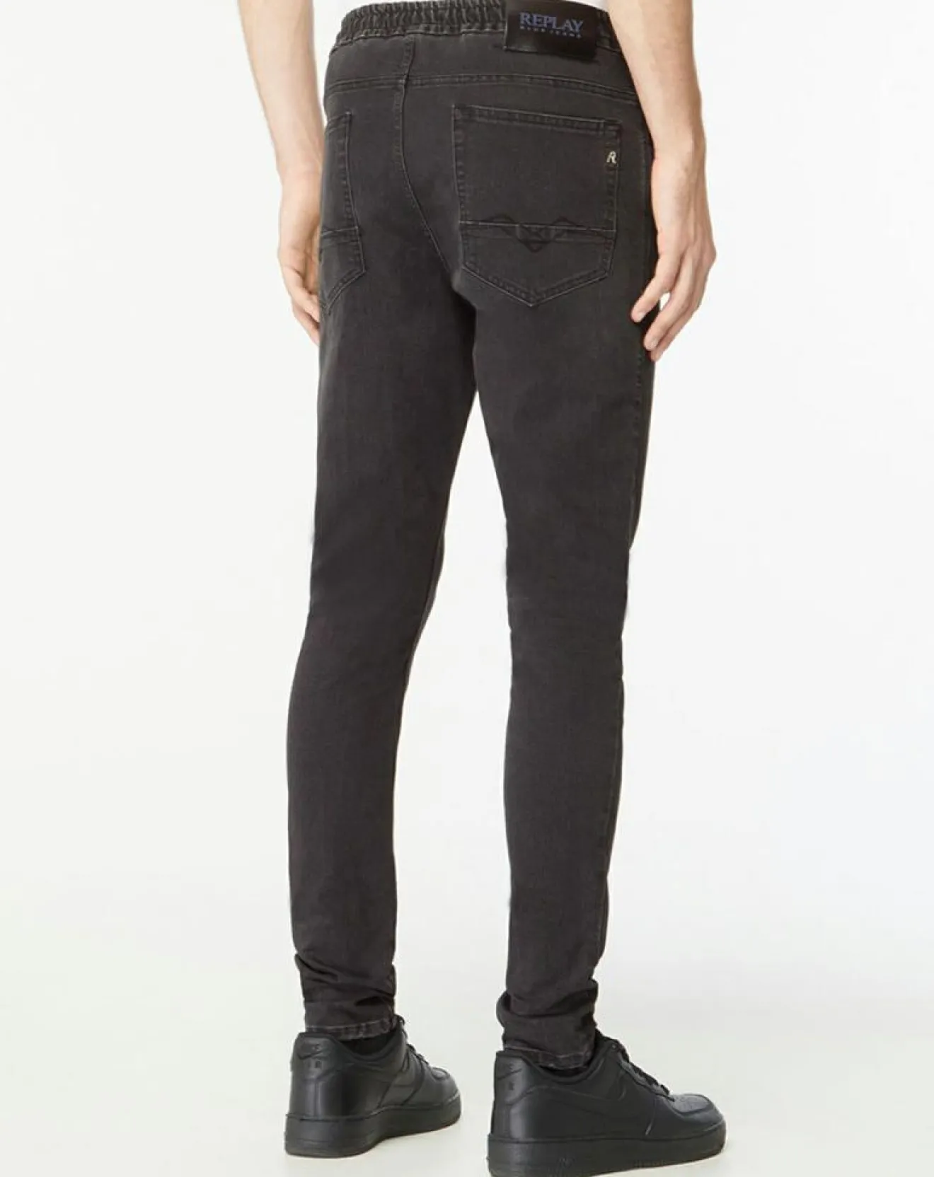 Homme Replay Jean 573 Bio Milano gris foncé
