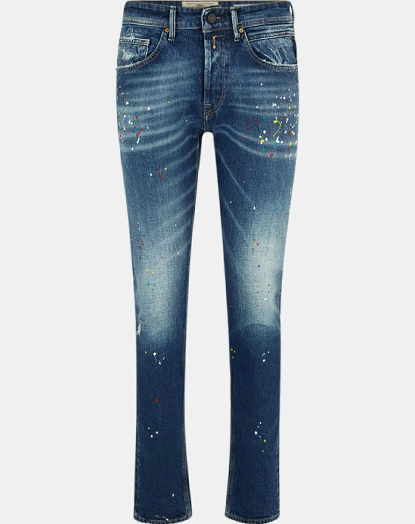 Clearance Replay Jean Aged Eco bleu moyen