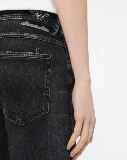 Hot Replay Jean Broken Edge gris foncé