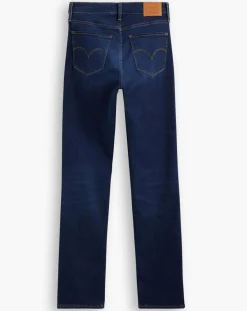 Hot Levi's® Jean righ rise straight 724 bleu