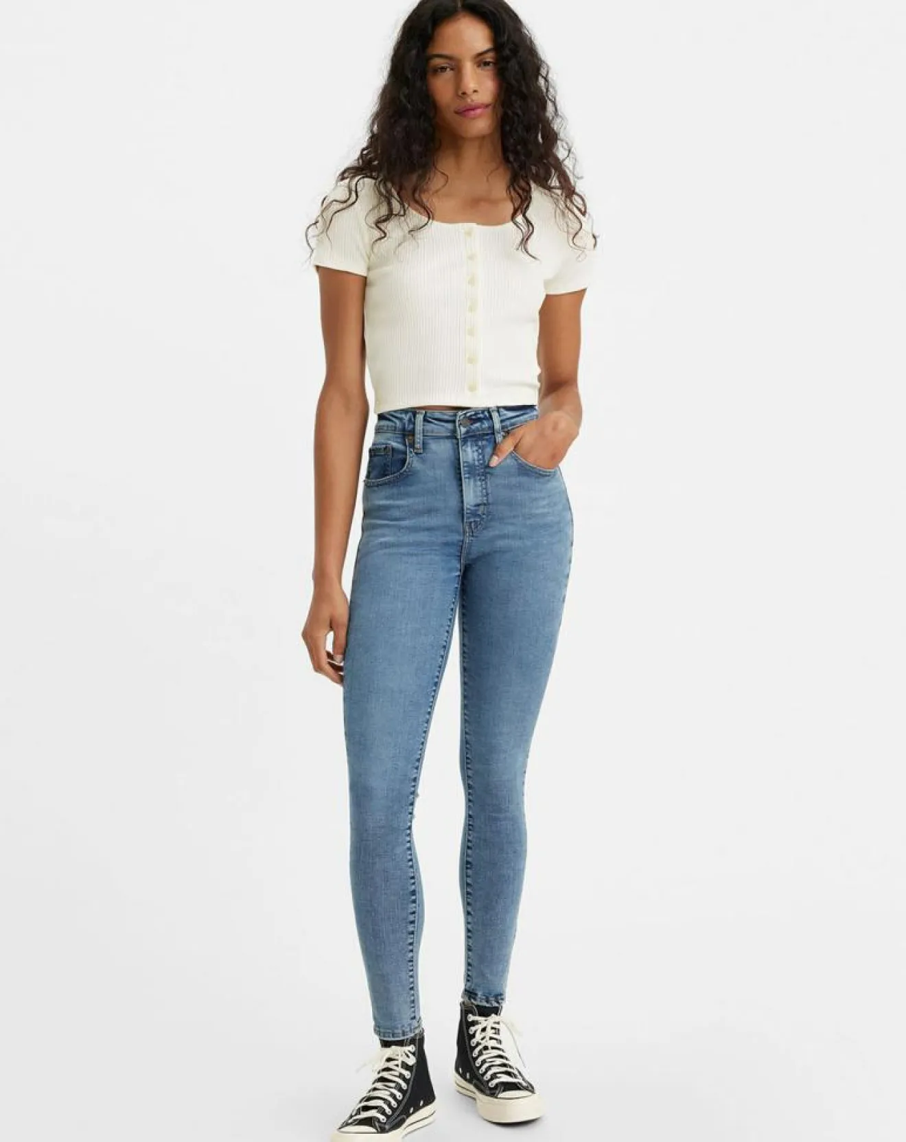 Sale Levi's® Jean skinny 721 High Rise bleu