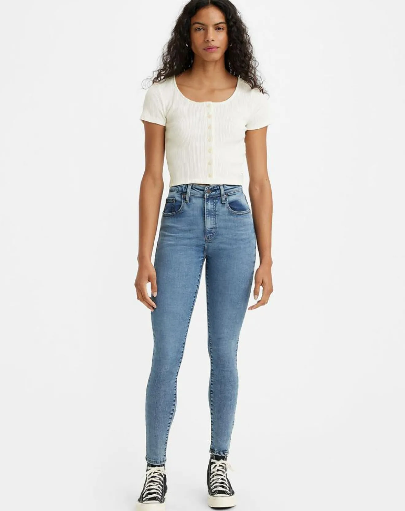 Sale Levi's® Jean skinny 721 High Rise bleu