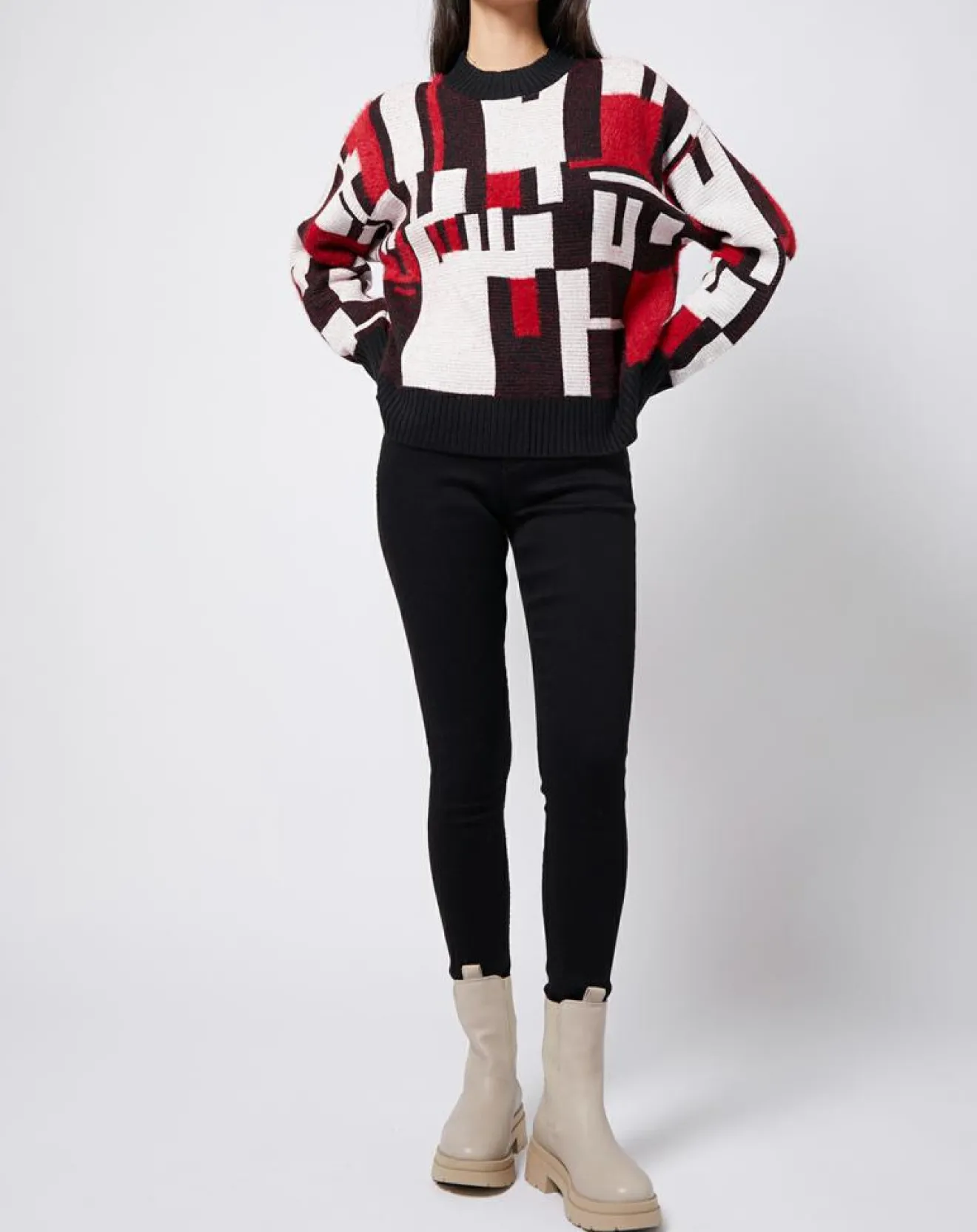 Outlet Esprit Jean Skinny en coton mélangé à teneur en stretch confortable noir