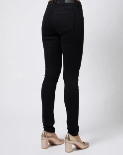 Outlet Esprit Jean Skinny en coton mélangé à teneur en stretch confortable noir