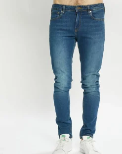 Sale Scotch & Soda Jean Skinny Fit en Coton Bio mélangé bleu