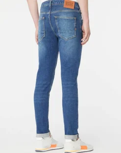 Sale Scotch & Soda Jean Skinny Fit en Coton Bio mélangé bleu