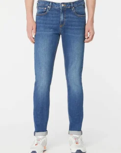 Sale Scotch & Soda Jean Skinny Fit en Coton Bio mélangé bleu