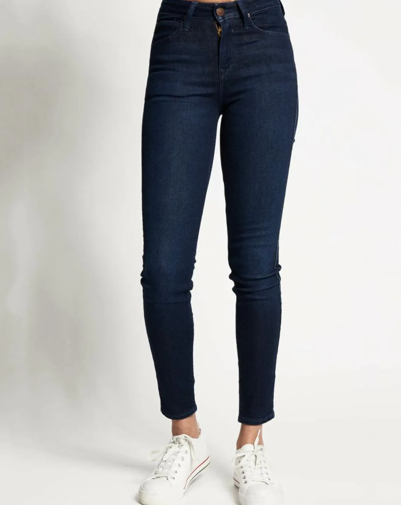 Femme Lee Jean skinny Scarlett Hr bleu brut