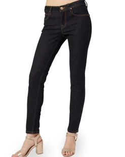 Femme Lee Jean skinny Scarlett One Wash bleu foncé