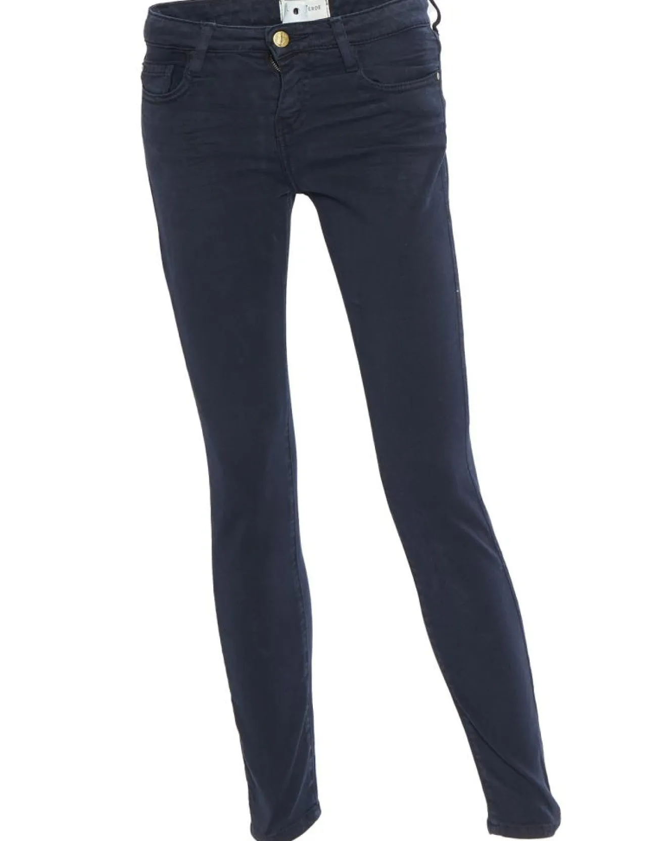 Acquaverde Jean slim 7/8 Scarlett bleu marine