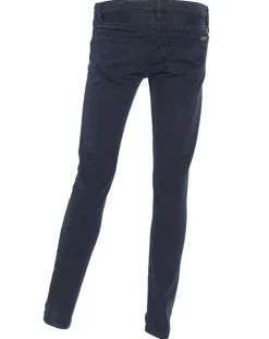Acquaverde Jean slim 7/8 Scarlett bleu marine