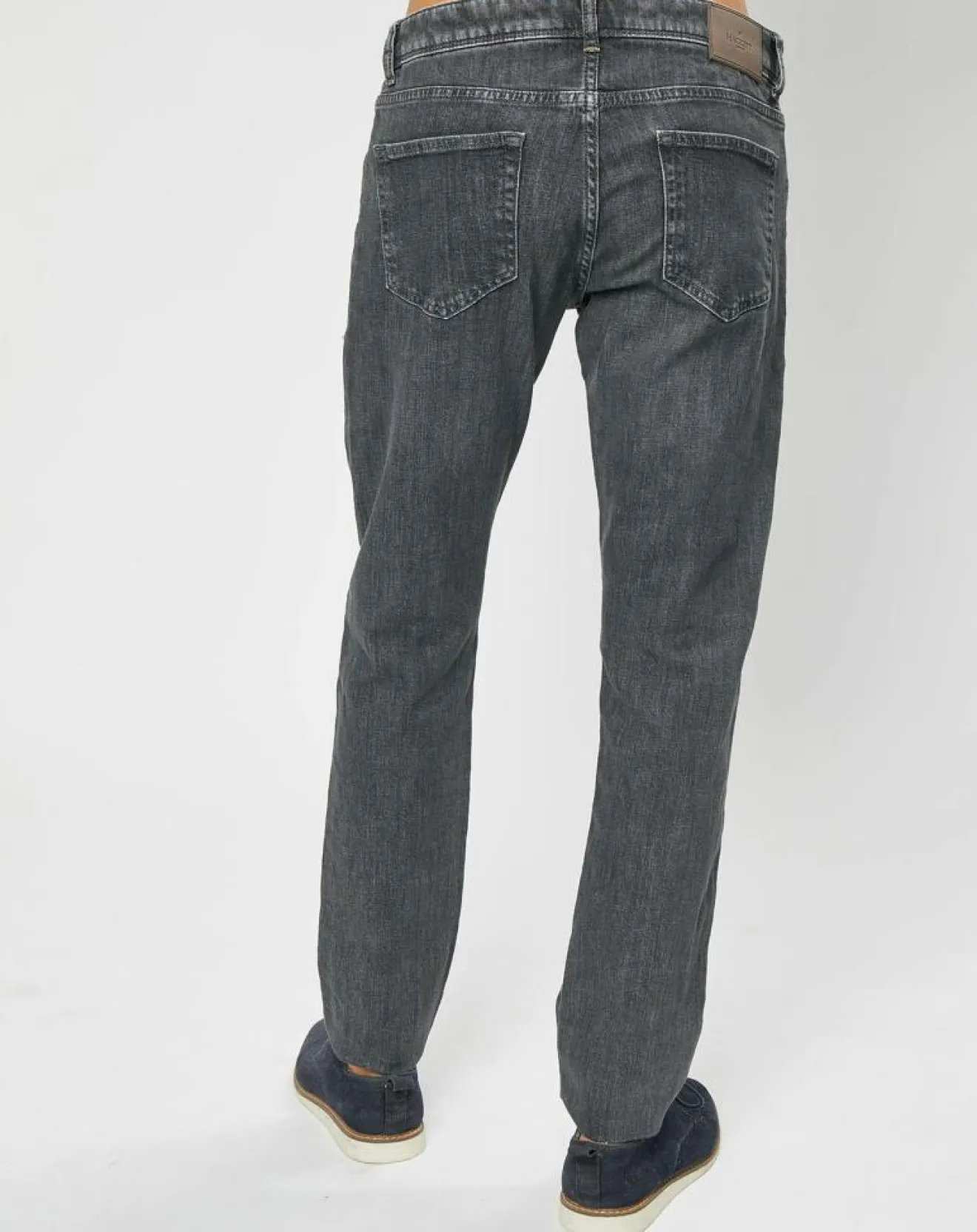 Homme Hackett London Jean Slim Denim Washed gris