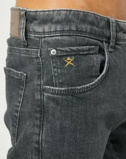 Homme Hackett London Jean Slim Denim Washed gris