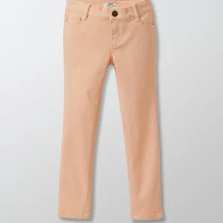 Enfant Cyrillus Jean Slim en Coton mélangé orange