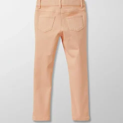 Enfant Cyrillus Jean Slim en Coton mélangé orange