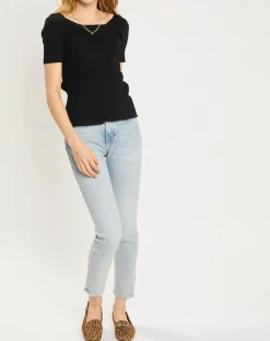 Femme Scotch & Soda Jean Slim Fit bleu clair