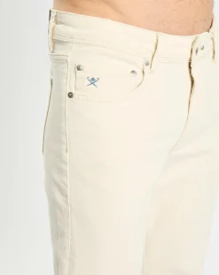 Homme Hackett London Jean Slim Fit écru