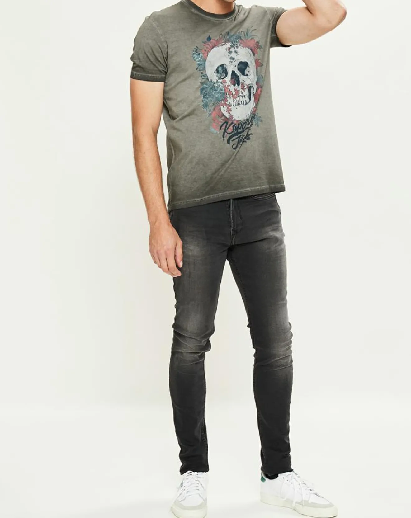 Homme Kaporal 5 Jean Slim Itomi Extend gris