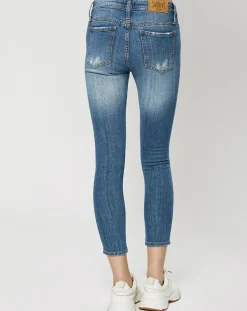 Femme Swildens Jean Somain bleu jean delavé