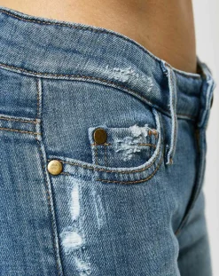 Femme Swildens Jean Somain bleu jean delavé