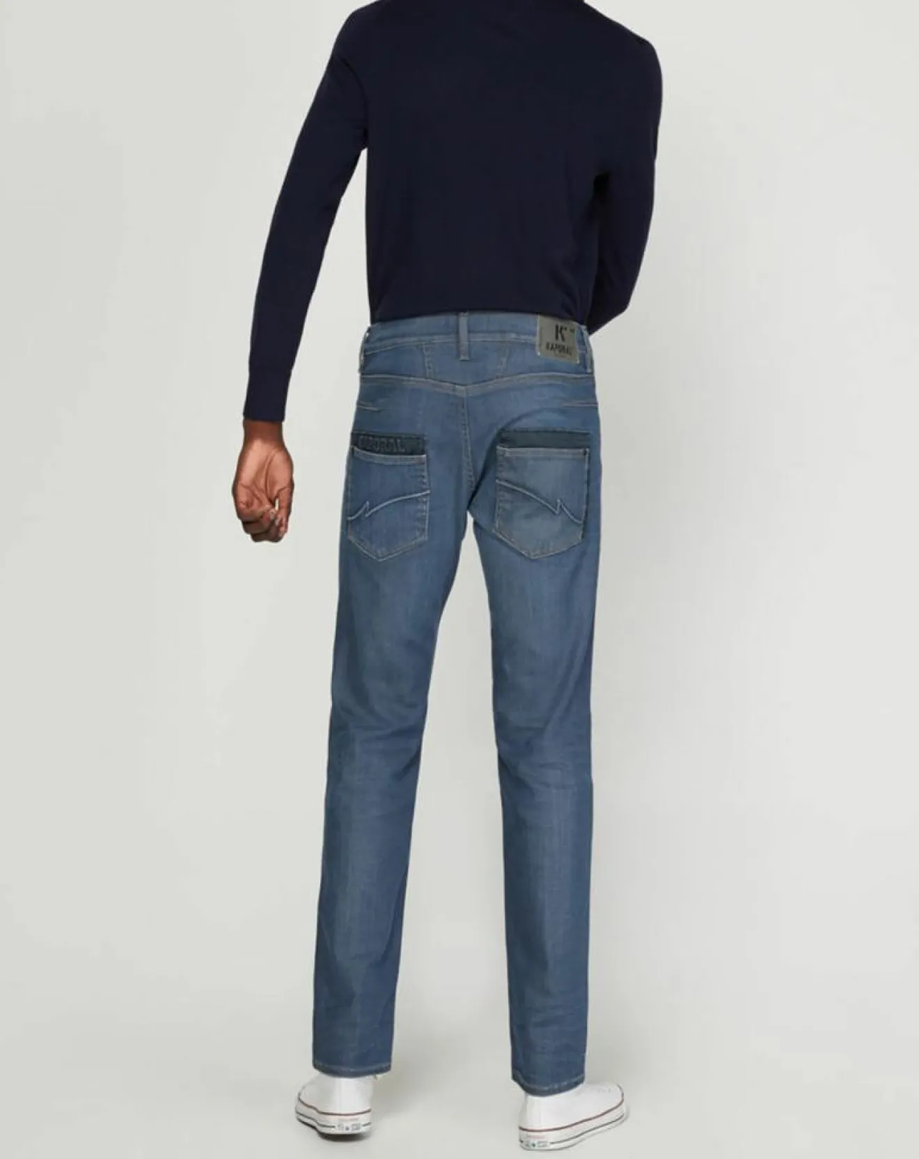 Sale Kaporal 5 Jean Straight Saft bleu gris