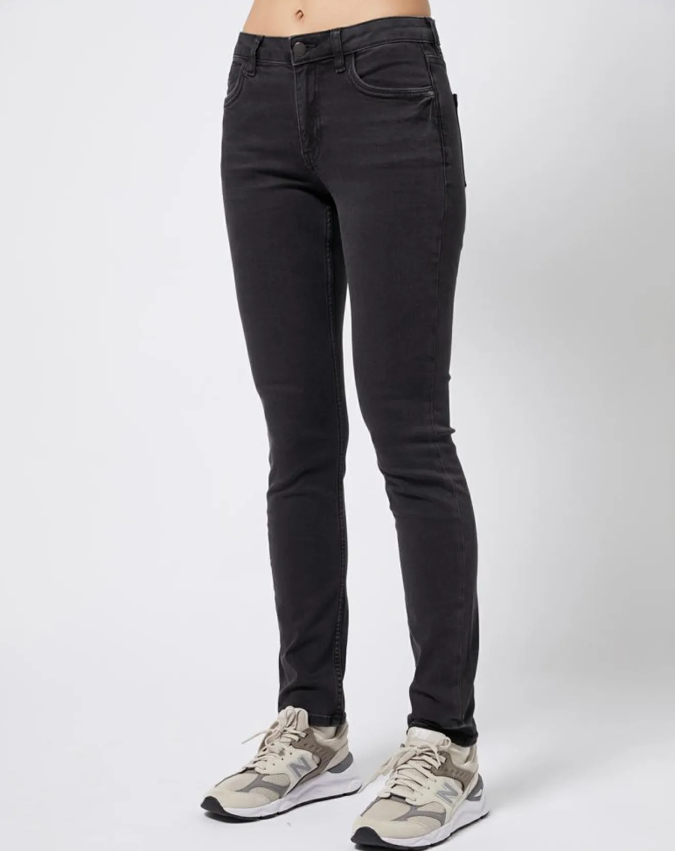 Femme Esprit Jean stretch Slim Fit gris foncé