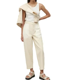 Hot Marc O'Polo Jean Taille haute Oversize Patch blanc