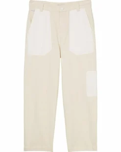 Hot Marc O'Polo Jean Taille haute Oversize Patch blanc