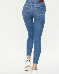 Femme Scotch & Soda Jean taille haute Skinny bleu