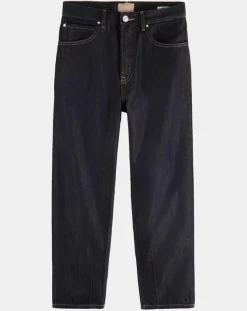 Homme Scotch & Soda Jean tapered bleu brut