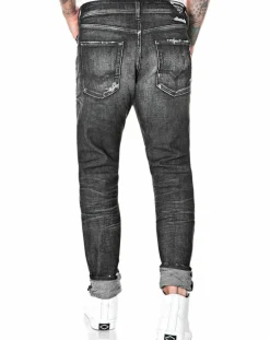 Hot Replay Jean Tapered Tinmar noir délavé