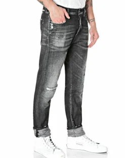 Hot Replay Jean Tapered Tinmar noir délavé
