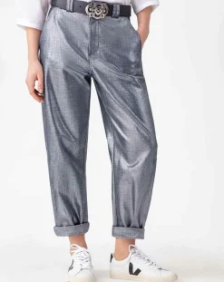 New Indies Jean Timee bleu/argenté