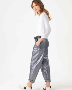 New Indies Jean Timee bleu/argenté