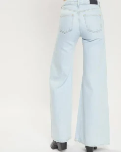 Femme Scotch & Soda Jean Wide Leg bleu clair