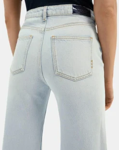 Femme Scotch & Soda Jean Wide Leg bleu clair
