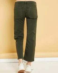 Sale Acquaverde Jean wide-leg Georgia vert forêt