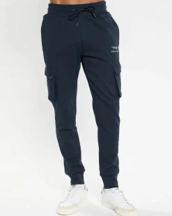 Homme Hackett London Jogging cargo Aston Martin Racing bleu marine