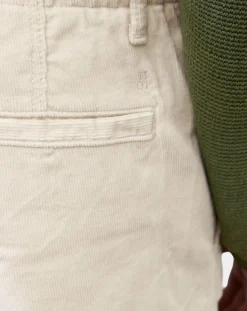 Homme Marc O'Polo Jogging en Velours côtelé Osby stretch écru