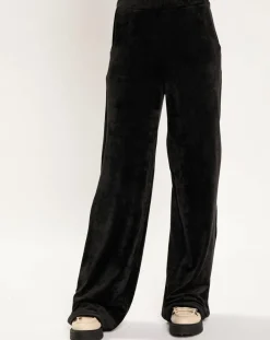 Femme Lauren Vidal Jogging en Velours Zana noir