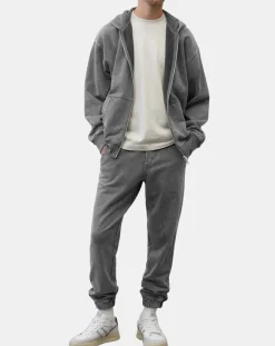 Sale Marc O'Polo Jogging élastique délavé gris foncé