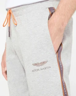 Best Hackett London Jogging Slim Fit Galon Aston Martin Racing gris chiné