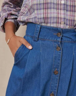 Hot Garance Paris Jupe Tolede bleue